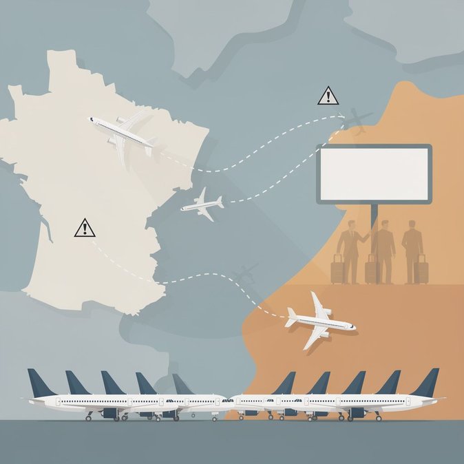 Strike call by French cabin-crew unions threatens France–Morocco flights during Toussaint break