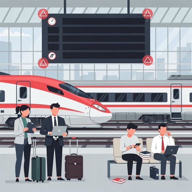 Grève nationale de 24 heures chez Trenitalia prévue les 23 et 24 juillet