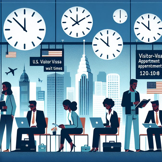 Rule Change and Staffing Crunch Push U.S. B-1/B-2 Visa Wait Times in India Past 10 Months