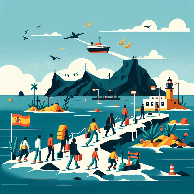 Spain relocates barely 30 % of unaccompanied minors flown from the Canary Islands