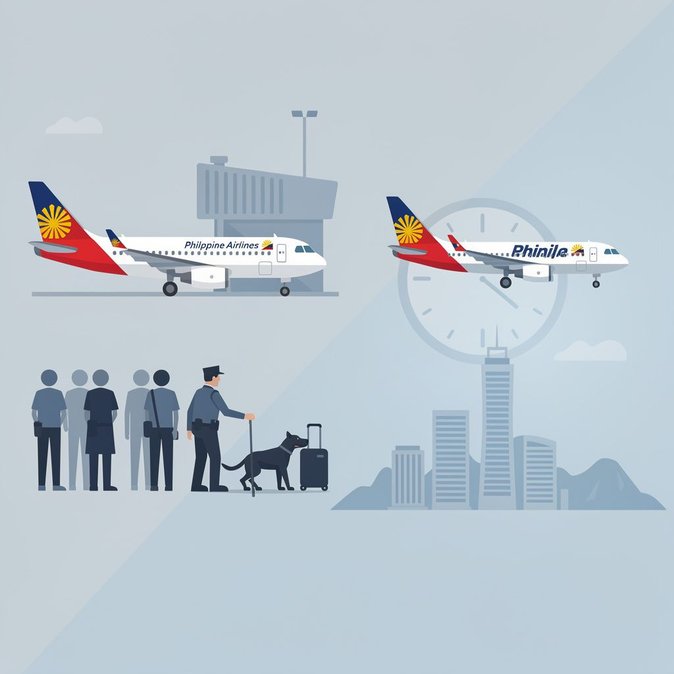 Amenaza de bomba provoca breve retraso en el vuelo PR300 de Philippine Airlines con destino a Hong Kong