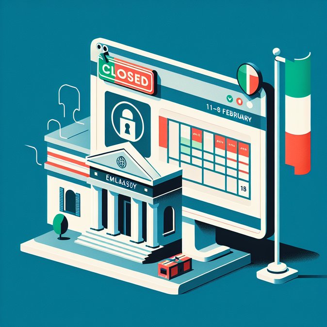 Italian Visa Centres Worldwide to Halt All Applications 11-18 February for System Migration