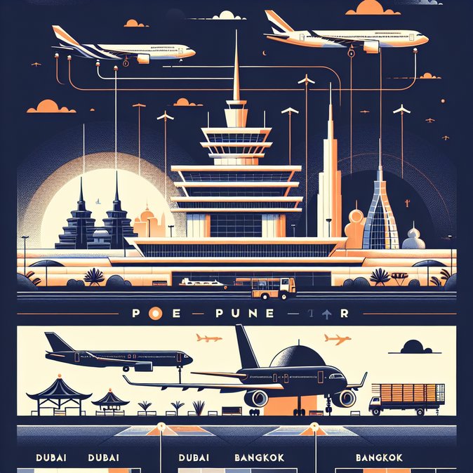 Pune Airport Adds Direct Flights to Dubai and Bangkok in Winter Schedule