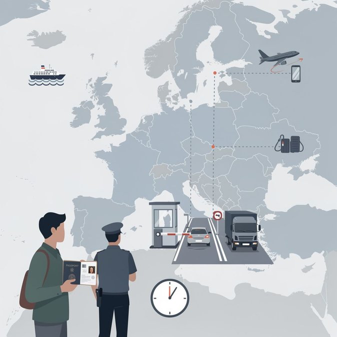 EU List Confirms France’s Schengen Border Controls to Remain Until 31 October