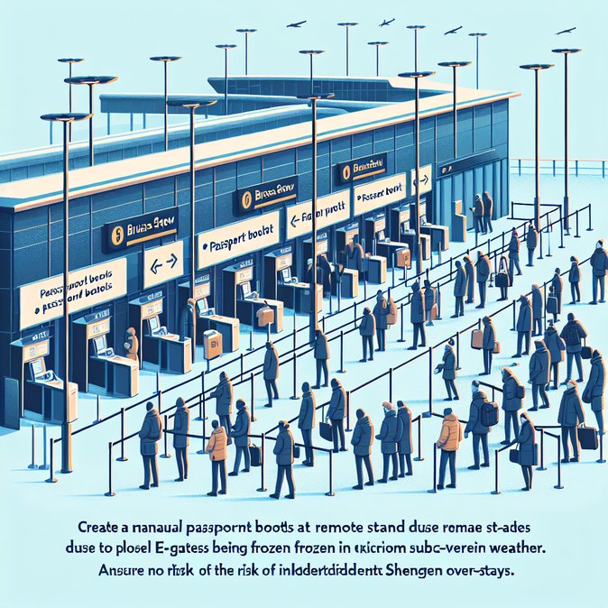 ‘Code Snow’ adds mobile passport booths and longer queues at Brussels Airport