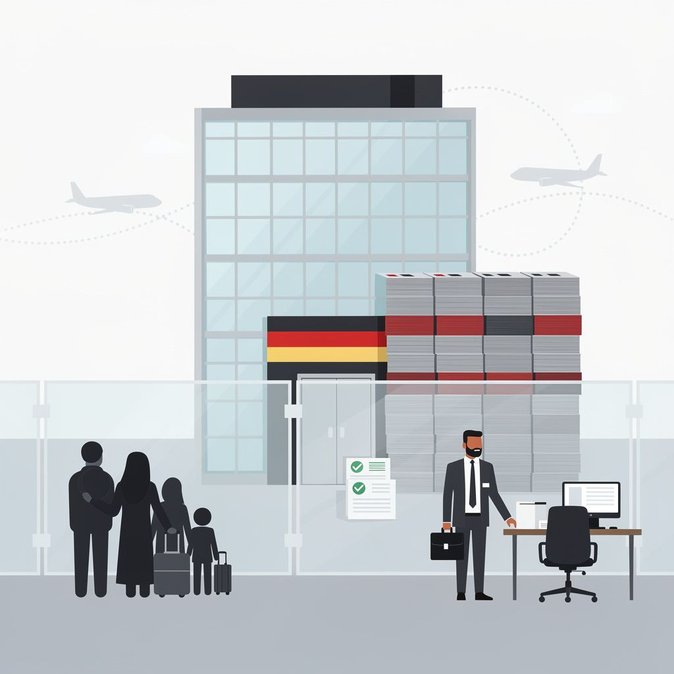 Visas pour difficultés presque suspendus : seulement quatre familles admises sous l'exception de regroupement familial en Allemagne