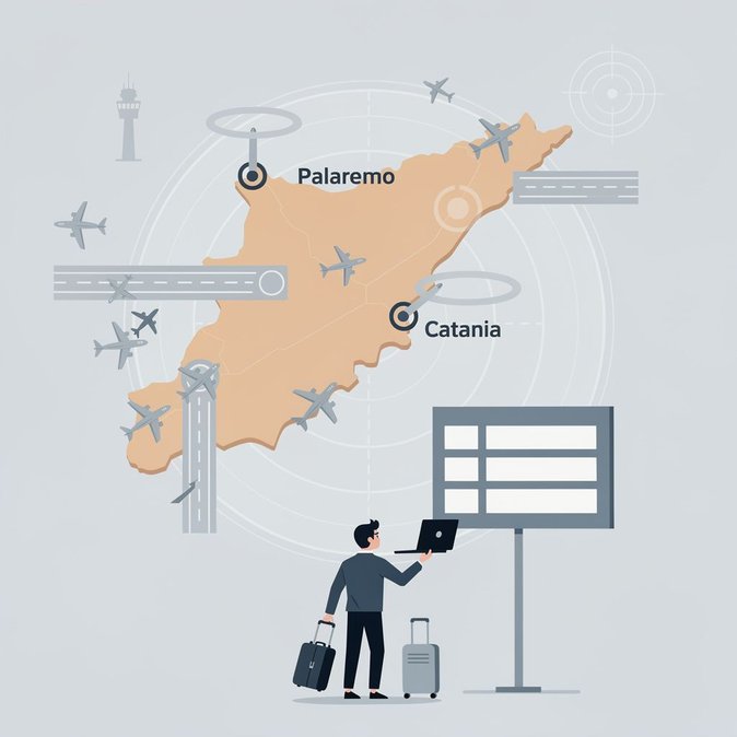 Air-traffic-controller strikes cancel scores of flights at Palermo and Catania on 18 July