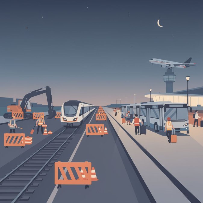 Night closures on RER B cut rail link to Paris-CDG on 9 July