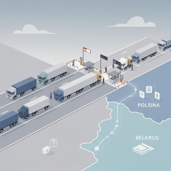 Terespol–Brest queue tops 12 hours as Belarus freight backlog worsens