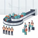 La grève du système de bagages roulants à Madrid-Barajas prolongée jusqu'en novembre