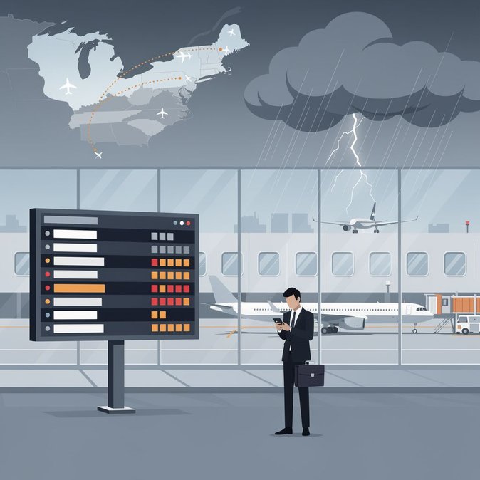 LaGuardia delays ripple across corporate travel itineraries as summer storms and staffing gaps converge