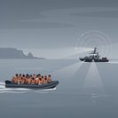 Más de 100 migrantes abarrotan una sola embarcación en el Canal en medio del aumento de patrullas franco-británicas