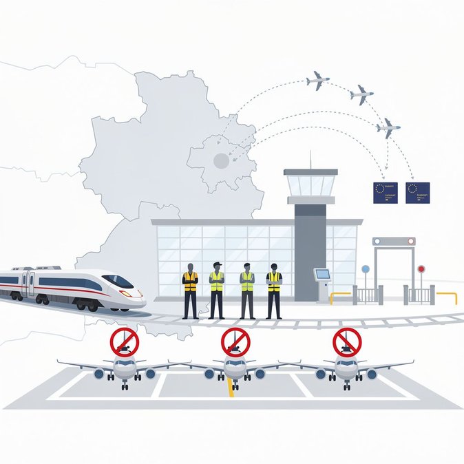24-Hour Nationwide Airport Strike Grounds All Passenger Departures in Belgium