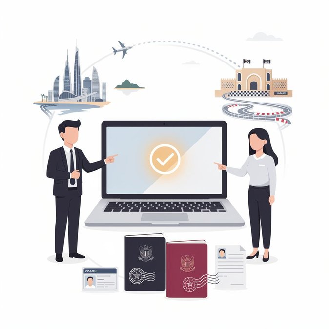 دليل جديد يوضح خيارات التأشيرة الإلكترونية للبحرين للمقيمين في الإمارات