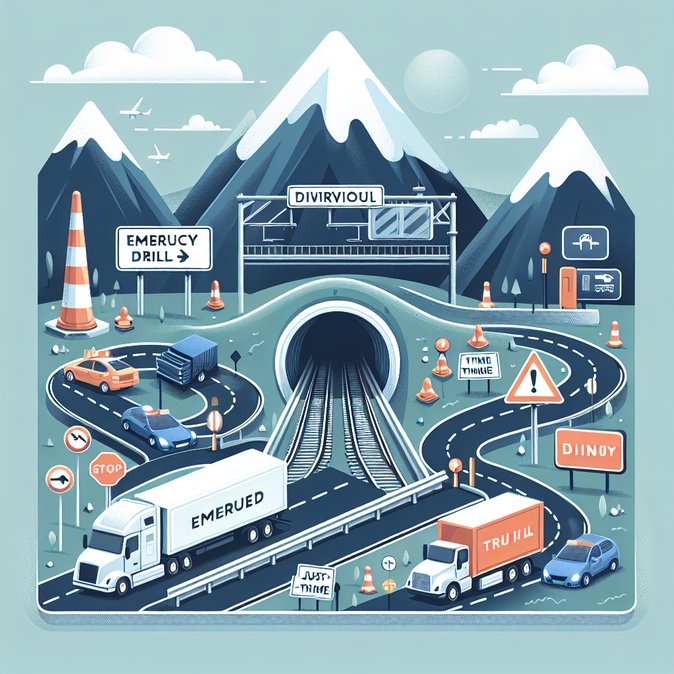 Arlberg road & rail tunnels to close 25 October for 400-person emergency drill, forcing detours over mountain pass