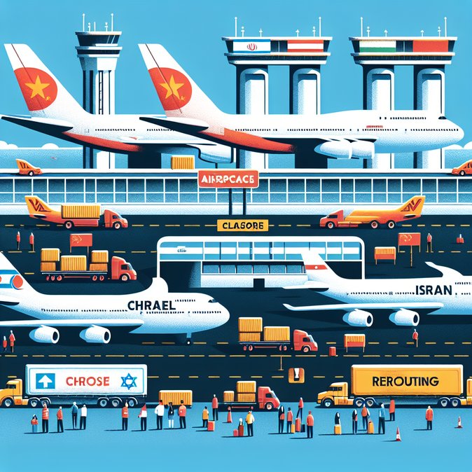 Chinese Airlines Suspend Middle-East Services as Regional Airspace Closes