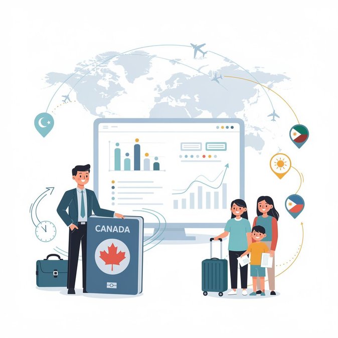 IRCC’s weekly update shows mixed movement in temporary-residence processing times