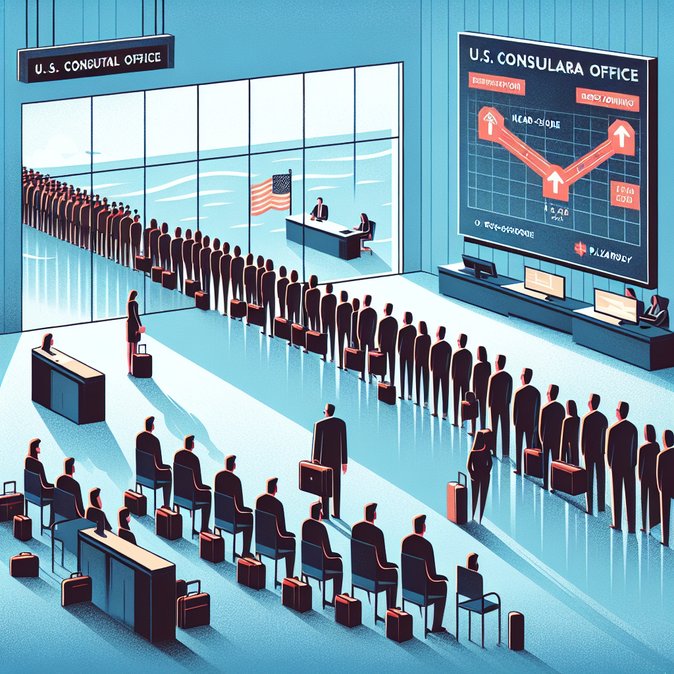 Visa Stamping Backlog Strands Hundreds of Indian H-1B Professionals, Threatens U.S. Job Security