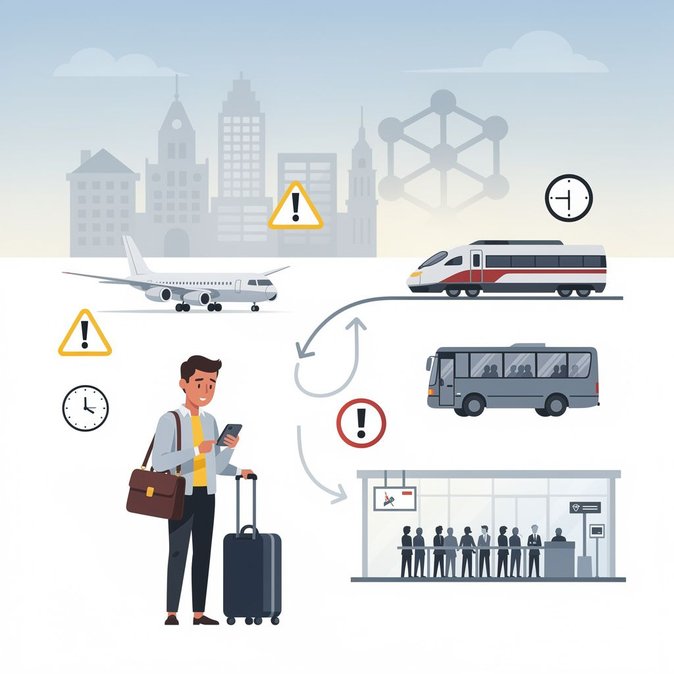 Le Royaume-Uni met à jour ses conseils de voyage pour la Belgique en raison de risques de grèves