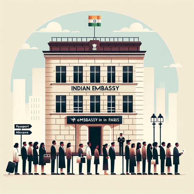 Indian Embassy schedules one-day consular camp in Paris to clear service backlog