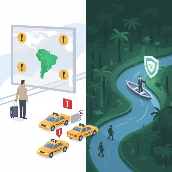 Le Royaume-Uni met à jour ses conseils de voyage pour le Brésil, mettant en avant les arnaques, la sécurité des taxis et les risques dans la région amazonienne