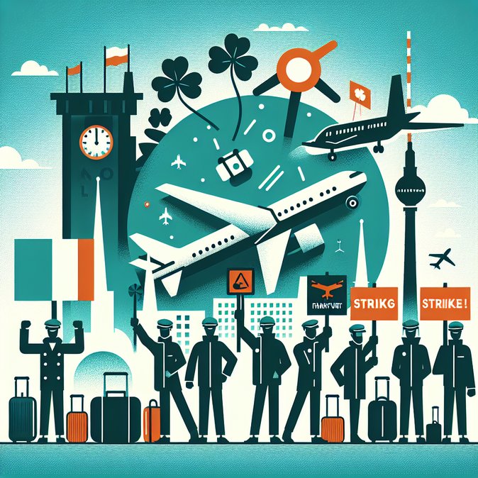 Lufthansa and Eurowings pilot strike cancels multiple Irish services as German labour dispute escalates
