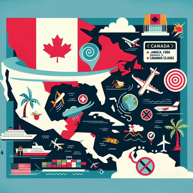 Ottawa Emite Aviso de ‘Evitar Viajes No Esenciales’ a Cinco Países del Caribe ante el Avance del Huracán Melissa