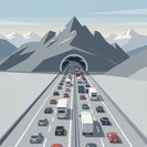 Holiday exodus triggers 20-km tailback at Gotthard north portal