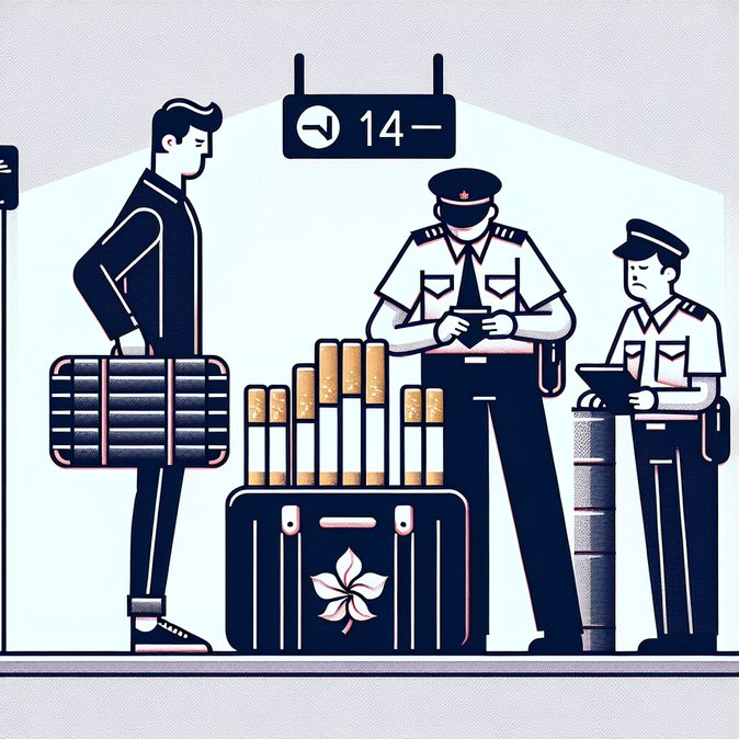Traveller Jailed for 20,700 Illicit Cigarettes, Signalling Tougher Crack-down on Duty Evasion at HKIA