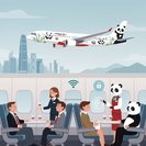 Hong Kong Airlines presenta experiencia a bordo con temática de panda en la ruta a Chengdu
