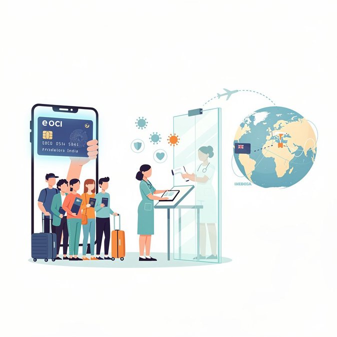المملكة المتحدة تحدّث نصائح السفر إلى الهند: قبول بطاقة الإقامة الإلكترونية (e-OCI)، وإدخال فحوصات الإيبولا ونماذج التصريح الذاتي