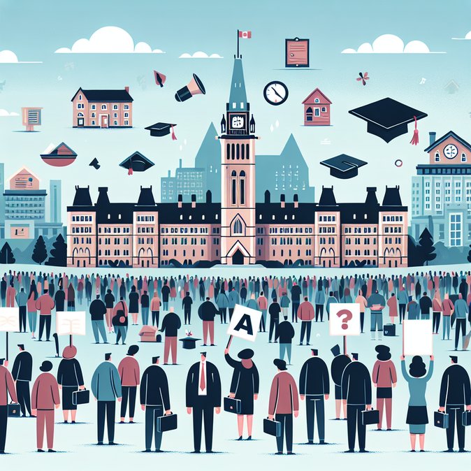 Protesters Converge on Parliament Hill Over Canada’s Lower Immigration Targets and Program Pauses