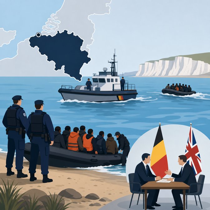 Belgium Sounds Alarm as Channel Crossings Shift From French to Belgian Coast