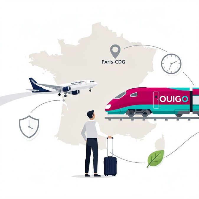 Air France & SNCF extend Train + Air ticketing to all OUIGO high-speed services
