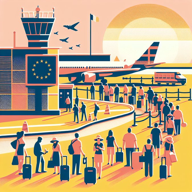 Four-hour passport queues loom for British travellers as EU biometric system falters