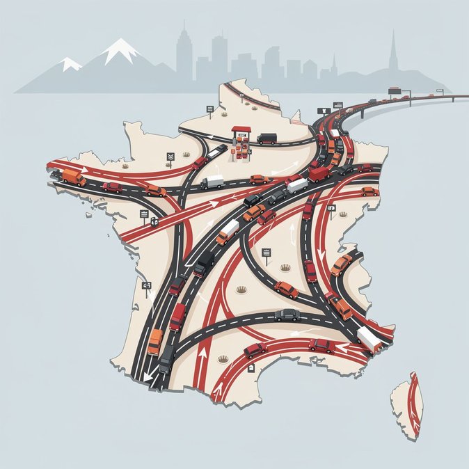 Bison Futé Flags ‘Red’ and ‘Black’ Traffic Days for 11 July Holiday Exodus