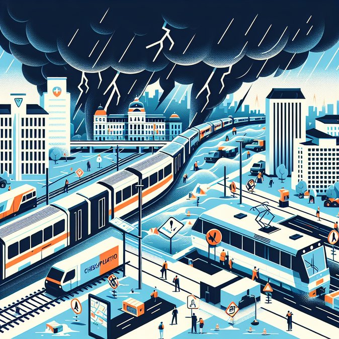 Severe storms slam Czechia, halting train and road traffic and causing emergency evacuations