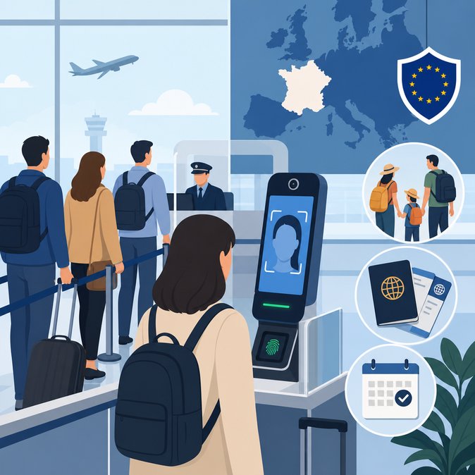 What UK and other non-EU travellers need to know about France’s new EES checks this summer