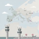 Italian air-traffic-control strike today disrupts flights to and from Zurich and Geneva