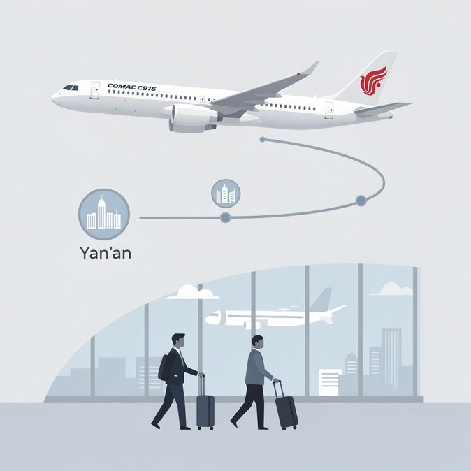Air China déploie le C919 domestique sur la ligne Pékin–Yan’an, ouvrant la voie à une utilisation plus large de la flotte