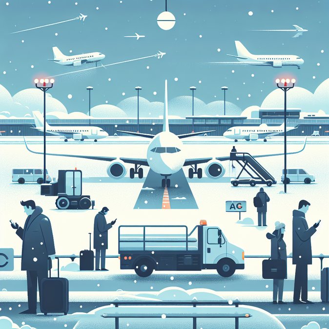 Brussels Airport cancels 40 flights as heavy snow triggers code-orange warning