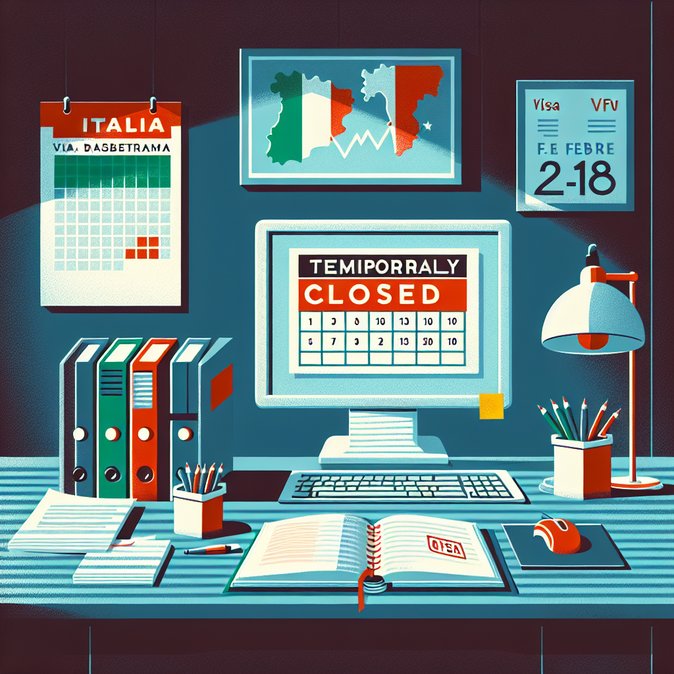 Italian visa processing worldwide to pause 12–18 February for VIS-IT system upgrade