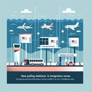 Six land-, sea- and air-checkpoint polling booths debut to serve cross-border commuters