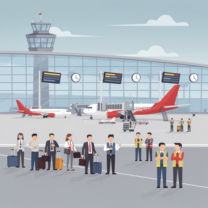 Huelga espontánea en el aeropuerto de Bruselas pone de relieve las presiones laborales antes de la temporada alta de viajes