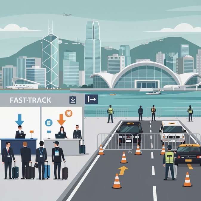 Hong Kong lance des mesures accélérées aux frontières et dans les transports à l'arrivée des ministres des Finances de l'APEC