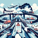 Gale-force winds paralyse parts of Catalonia, disrupting flights, roads and freight corridors