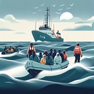 Rescue ship Aita Mari saves 32 migrants in the central Mediterranean