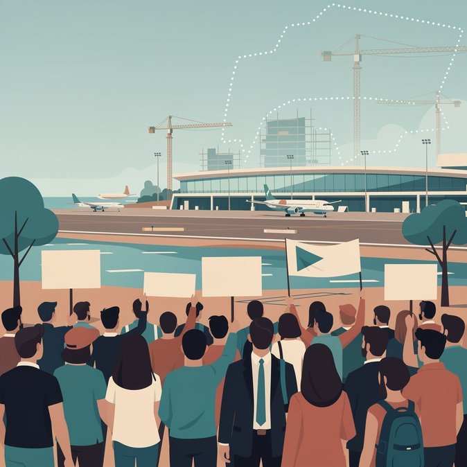 Over 200 groups call protest against Barcelona-El Prat expansion ahead of DORA 2027-31