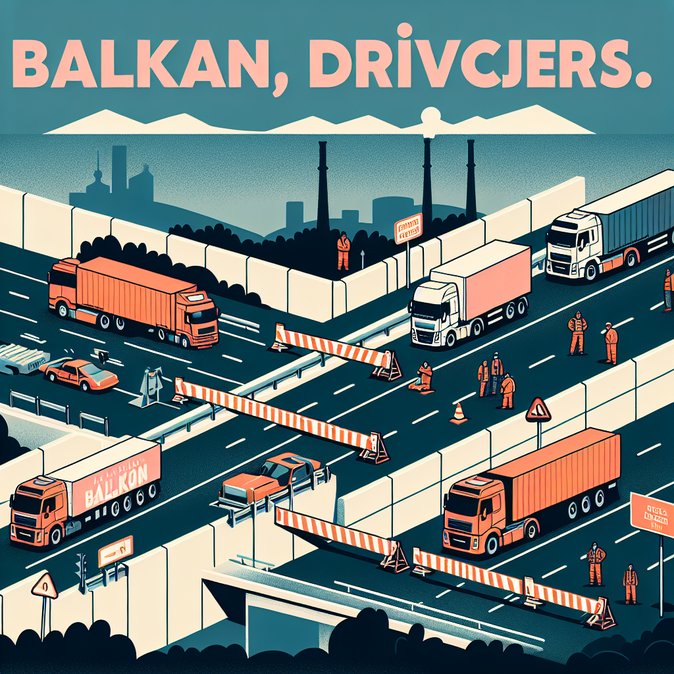 Blocus des camions dans les Balkans à cause des règles d'entrée/sortie de l'UE menace les chaînes d'approvisionnement autrichiennes