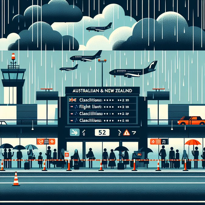 90 Cancellations, 672 Delays: Severe Flight Disruptions Hit Australia & New Zealand